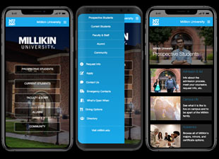 millikin university hybrid mobile application